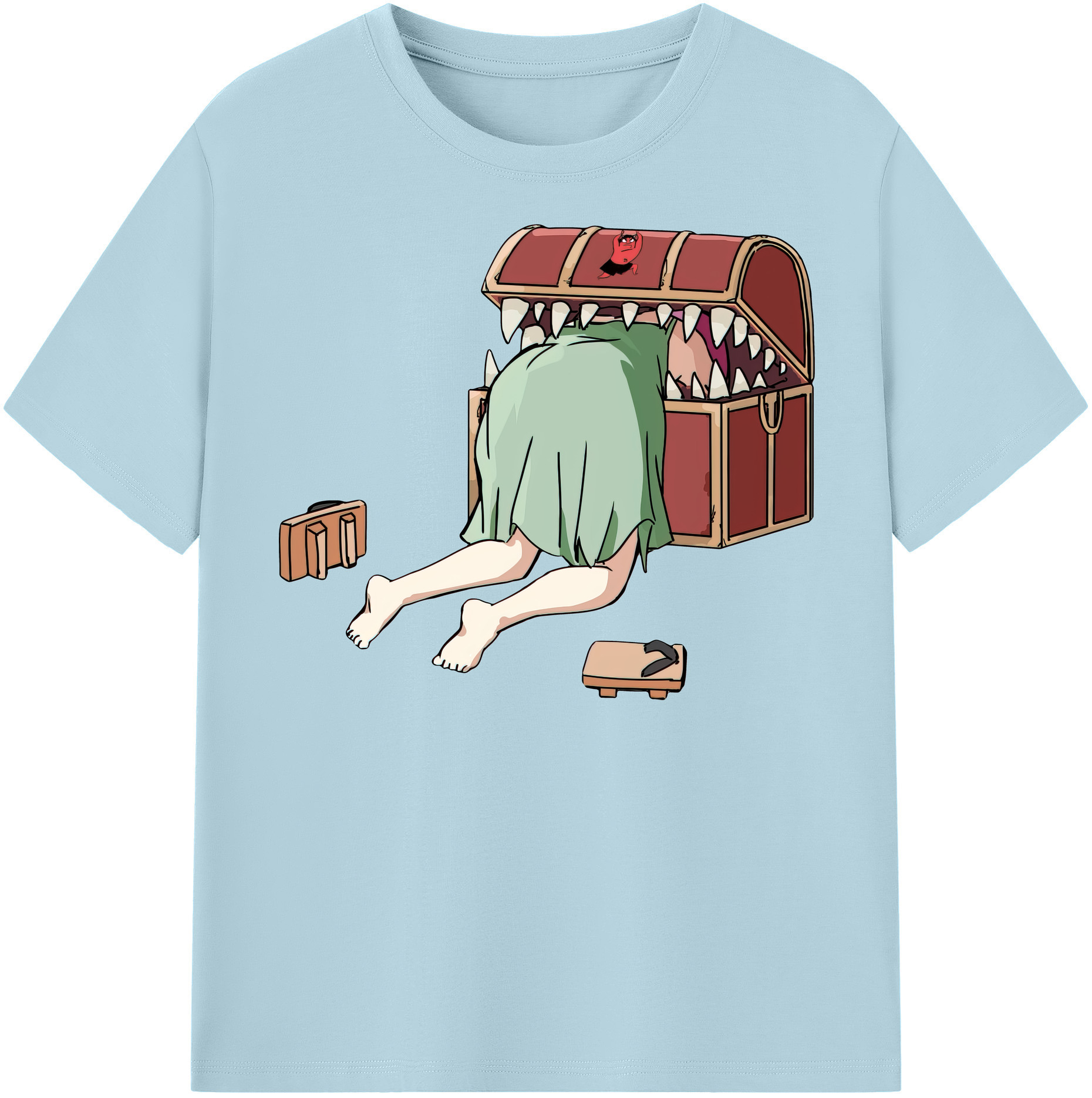 （画像用） 葬送のフリーレン Frieren 綿100％半袖Tシャツ（フロントプリント）